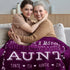 Best Aunt Ever Blanket Gift of Love  Appreciation